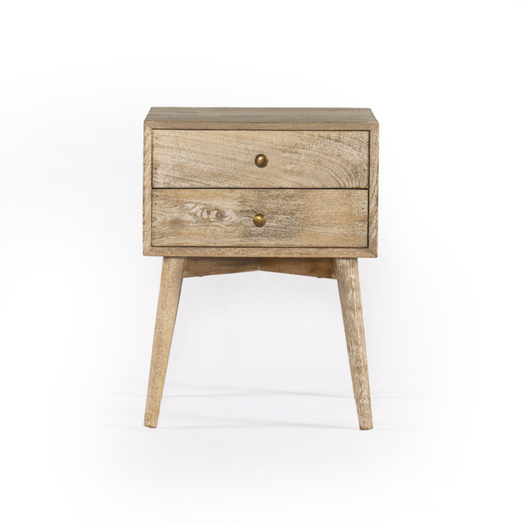 Wildon Home® Mango Wood Nightstand Wayfair
